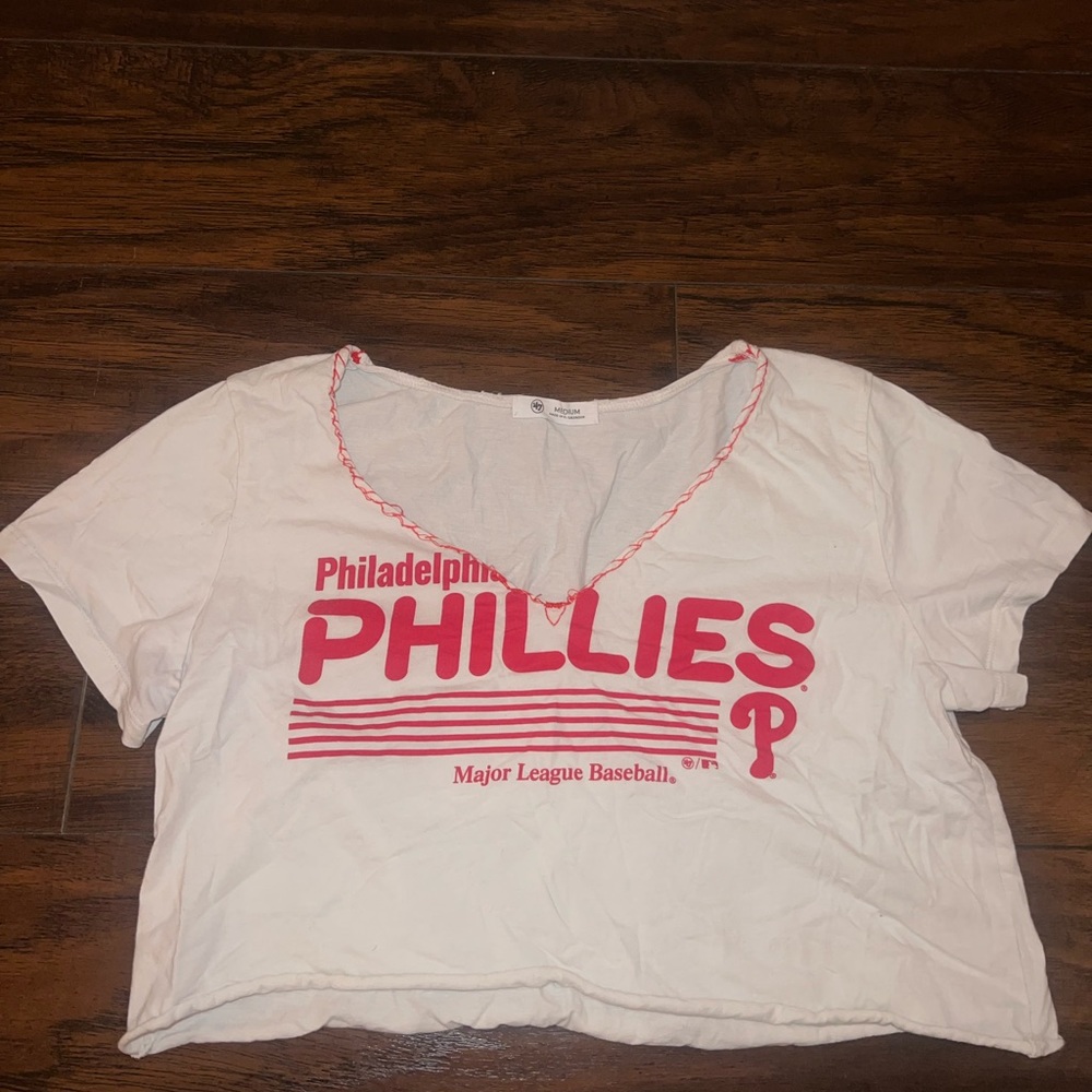 COPY - Phillies Cropped Top!! This piece is one of a kind!!